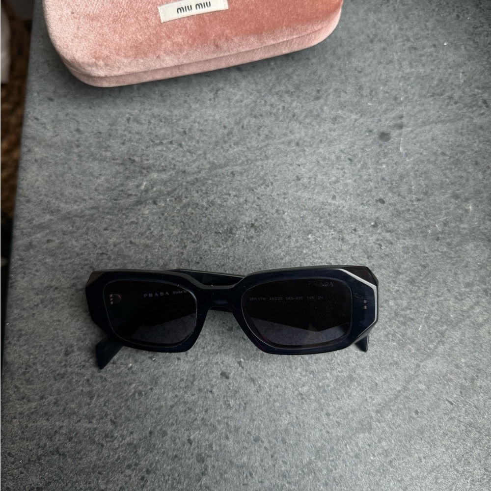 Prada Dark Blue Symbole Sunglasses - Picture 5 of 7
